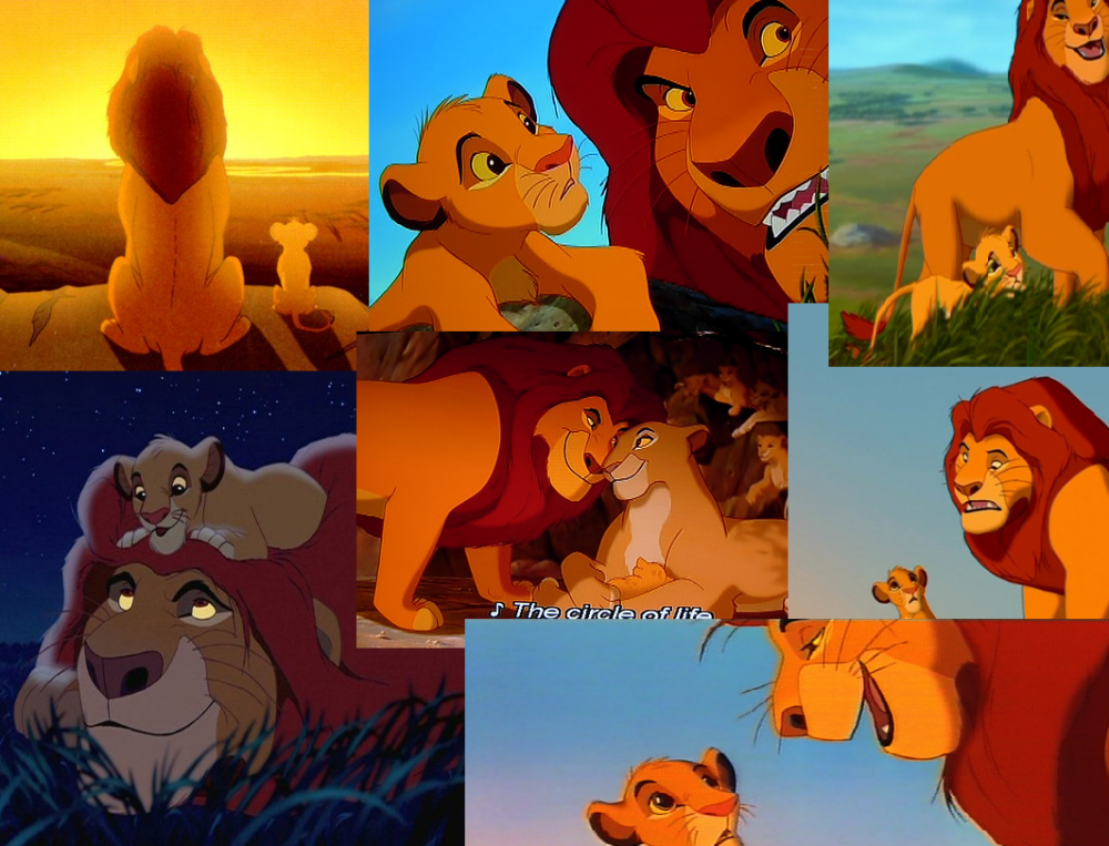 Mufasa and Simba 