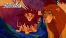 Simba adulte et enfant