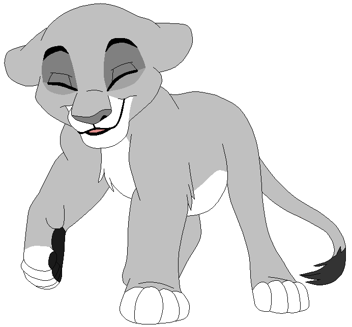 Female Cub Base 1 (Colored Paws)