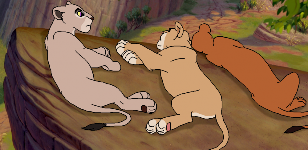 My three favorite lionesses :D