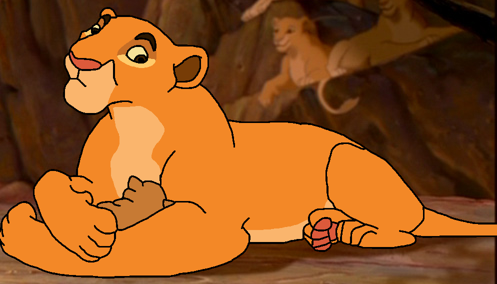 Fluffy and her cub