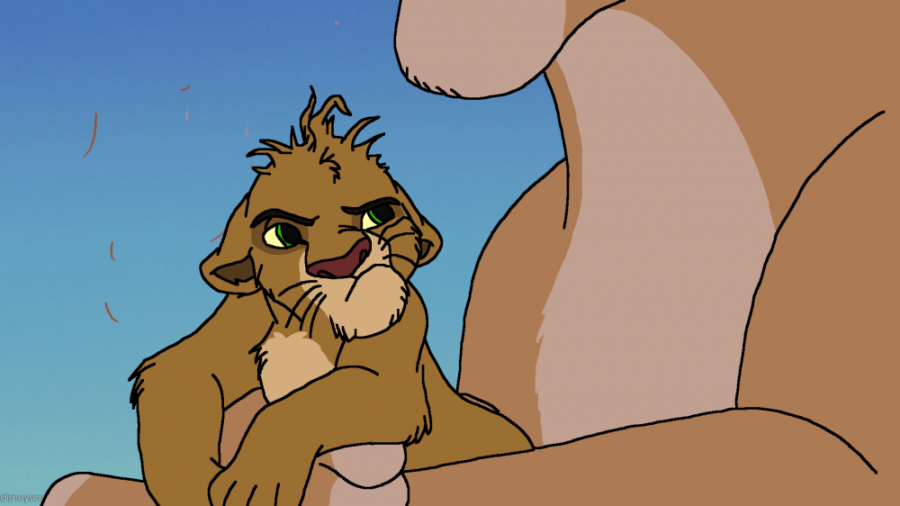 'Mom, you messed up my mane!'