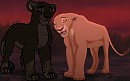 Art trade with lioness_fan: Nala and Skyrra