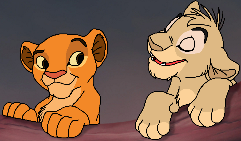 Amani and Fluffy