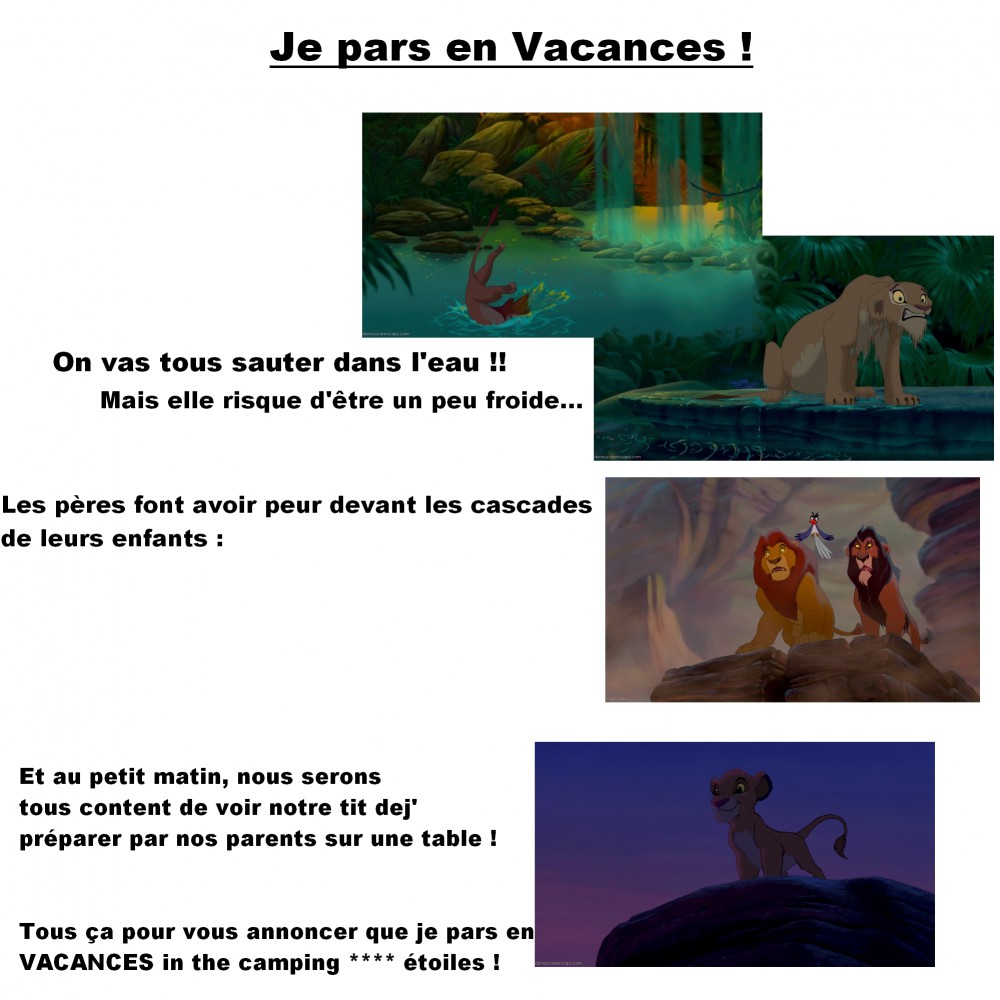 EVENEMENT : j'y go en Vacances !