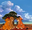 Mufasa, Sarabi, and taka
