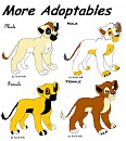 Lion and Lioness Adoptables 2