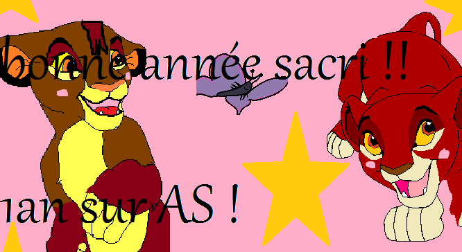 bonne année sacri !!