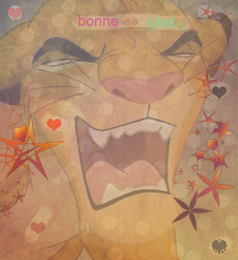 cadeau d'aniv' pour simby