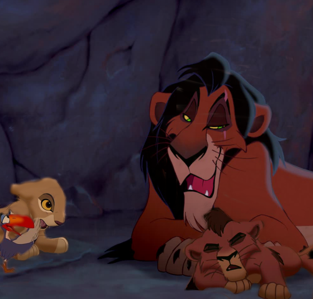 kiara, kovu, zazu et scar