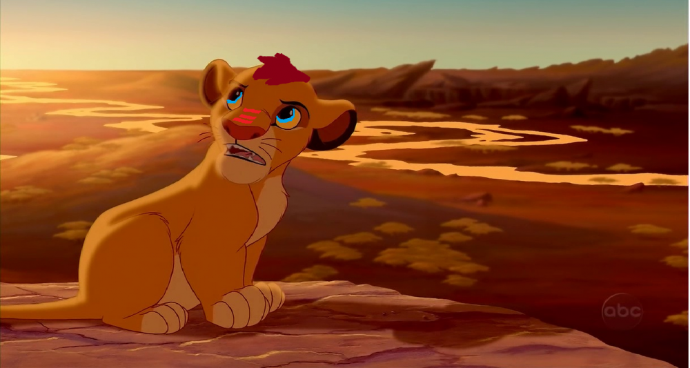 kimba a soleil levant