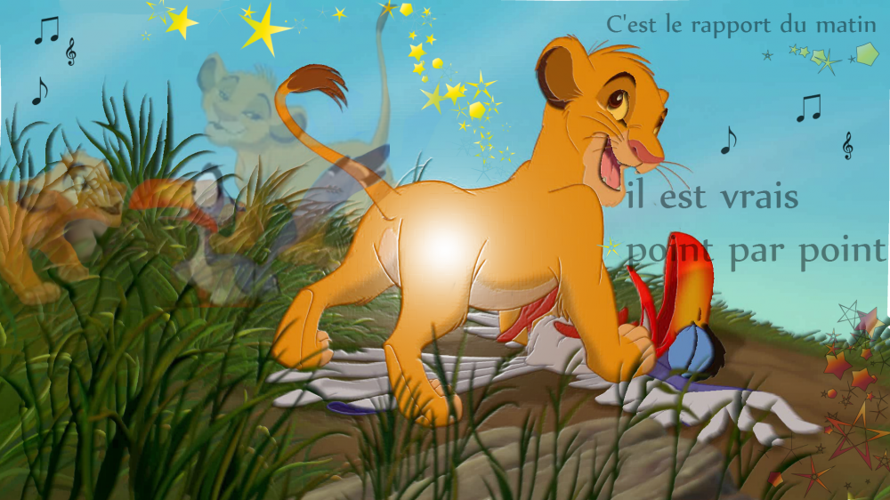 C'est le rapport du matin....