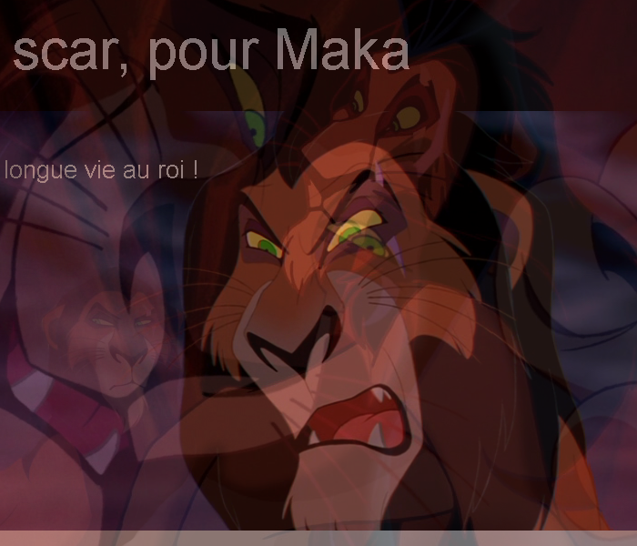 Cadeau pour Maka.