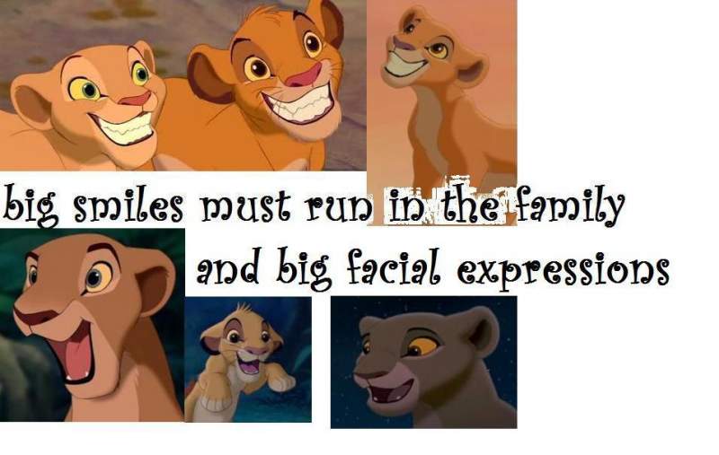 big smiles and facial expressions