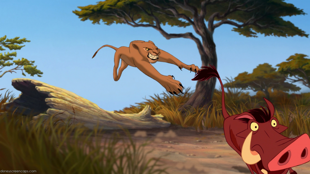If Pumbaa Wasn't Fast Enough...