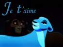 Kovu & Kiara (blue) with text