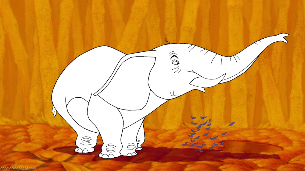 My first elephant render
