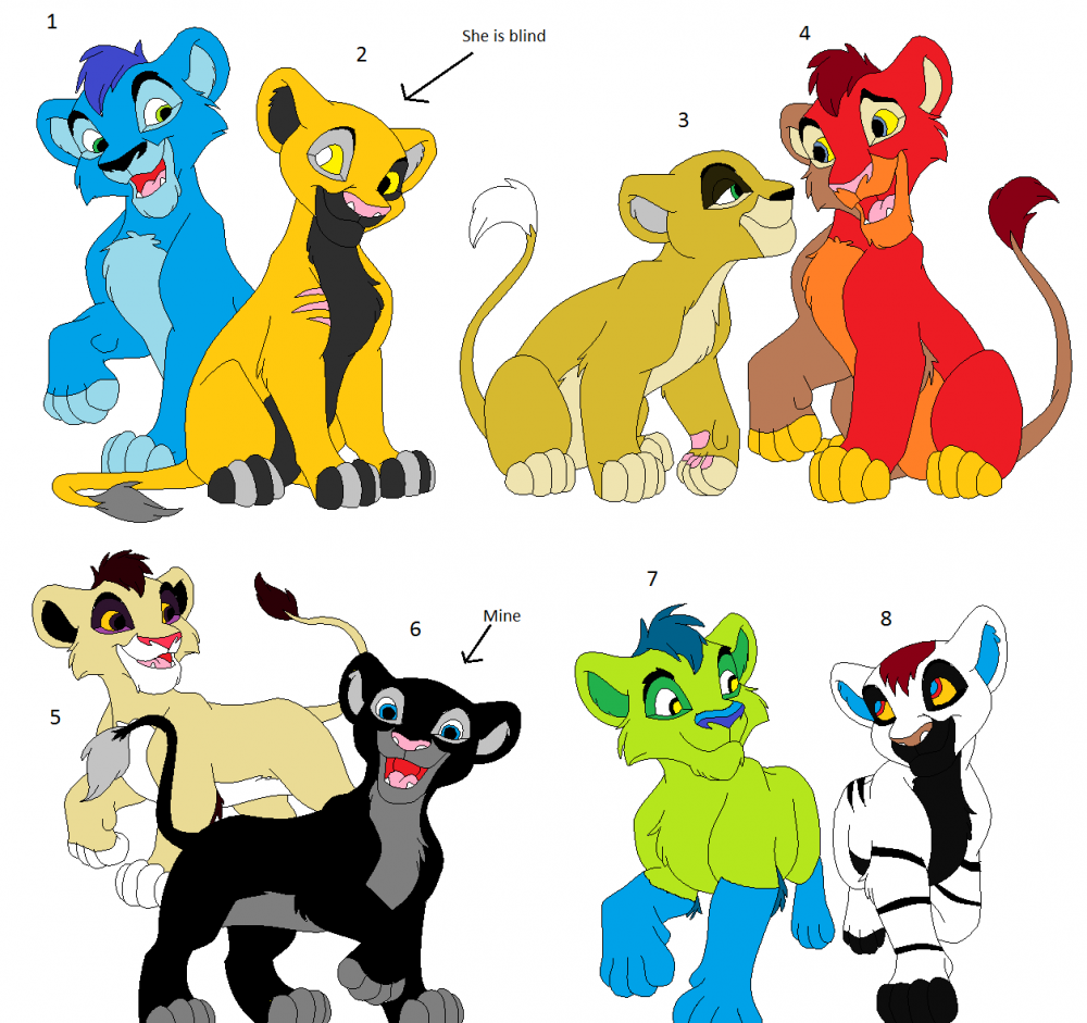 Couple adoptables (Cubs)
