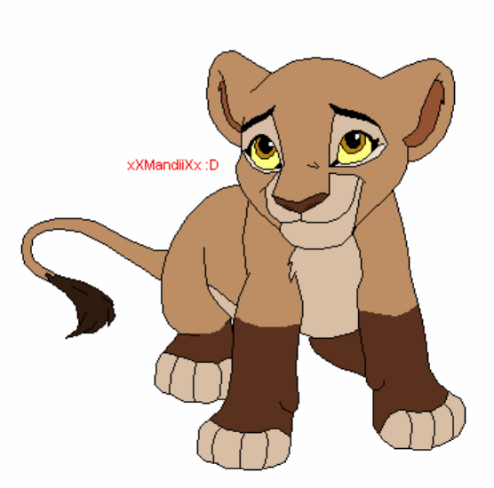Zoya as cub