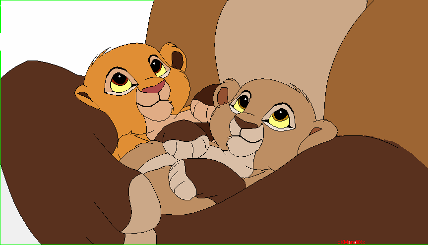 Karina holds her precious cubs