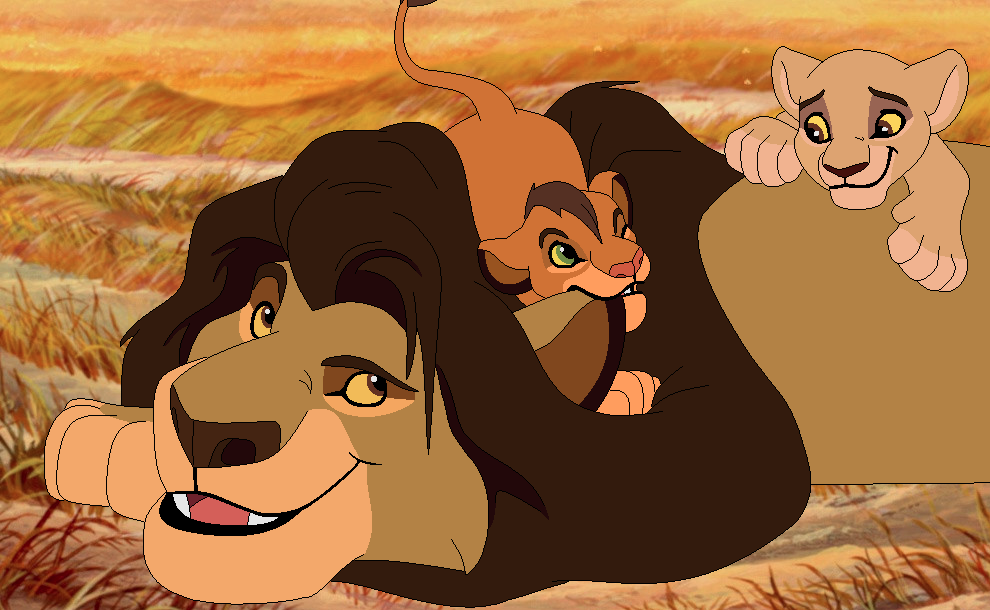 Kopa and Lula playing with Musa