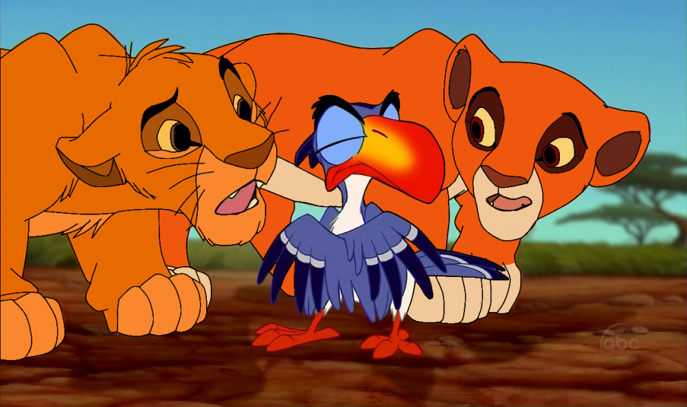 Mufasa and his sister!