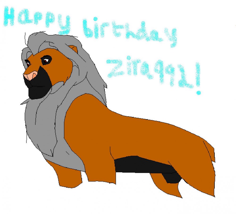 Happy birthday Zira992!