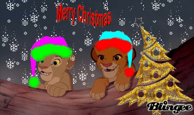 Merry Christmas with Nala and Siamba!