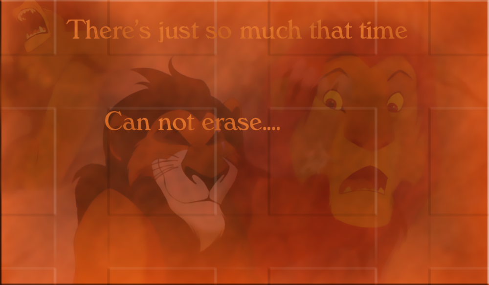 Time cannot erase