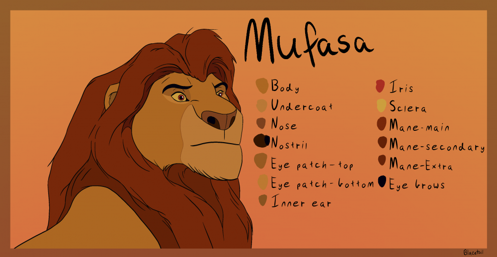 Mufasa color ref