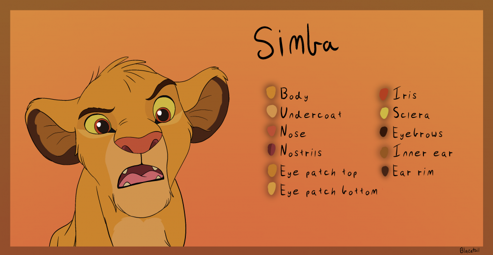 Cub simba color ref