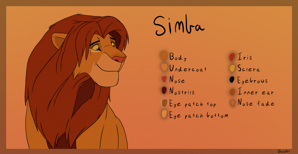 Simba color ref