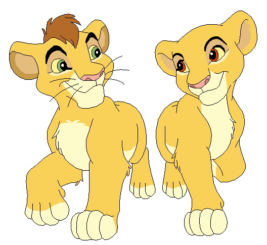 Simba and Nala's Prince and Princess