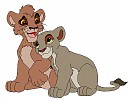 Dakarai and Sadira as cubs