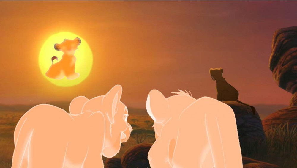 simba and kiara friends