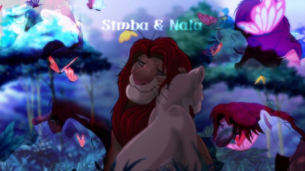 Simba & Nala Collage