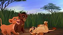 jeux dans la savane entre frère et soeurs