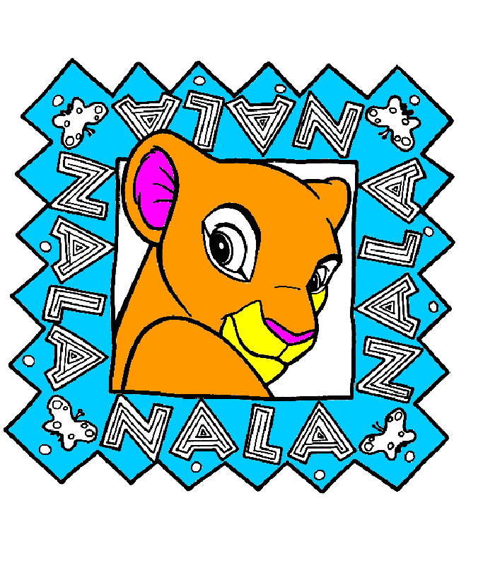 nala colorier