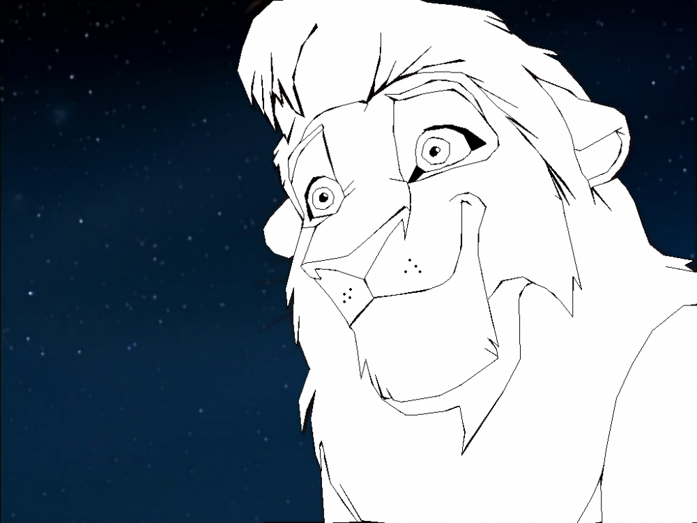 Its Kovu Lineart