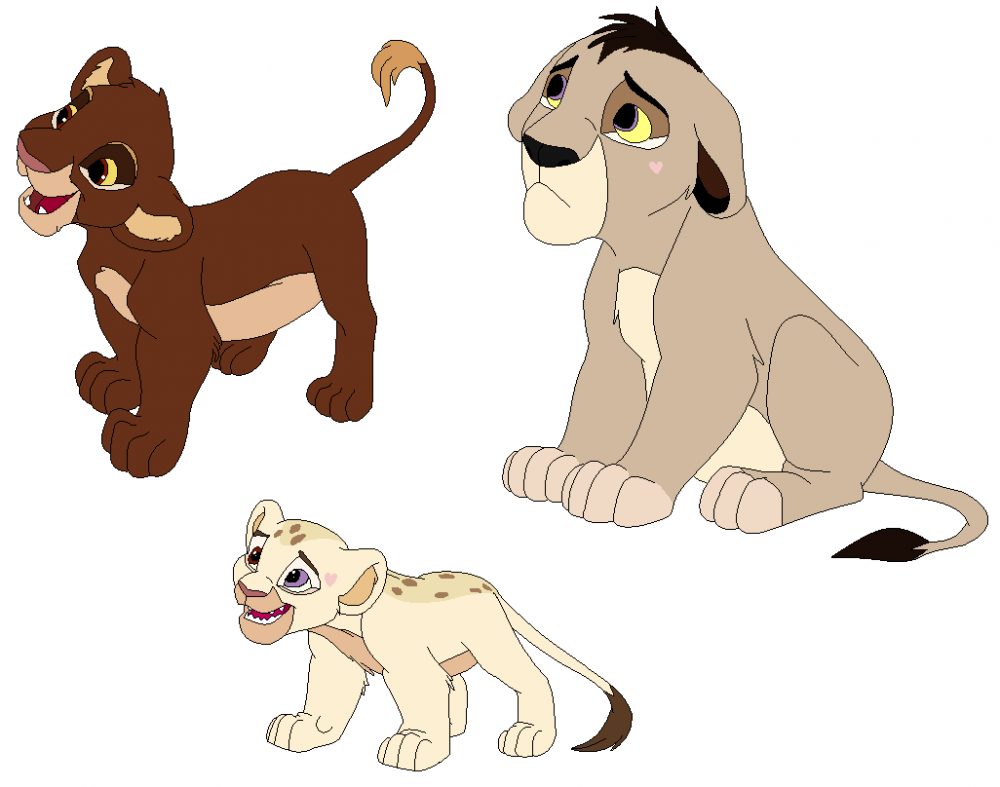 Chaka and Penda fan cubs