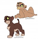 Duka and Sanaa Fan cubs 