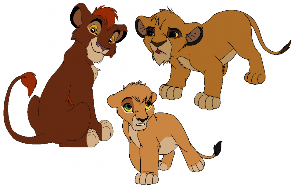 Kiara and Kovu Fan Cubs