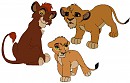 Kiara and Kovu Fan Cubs