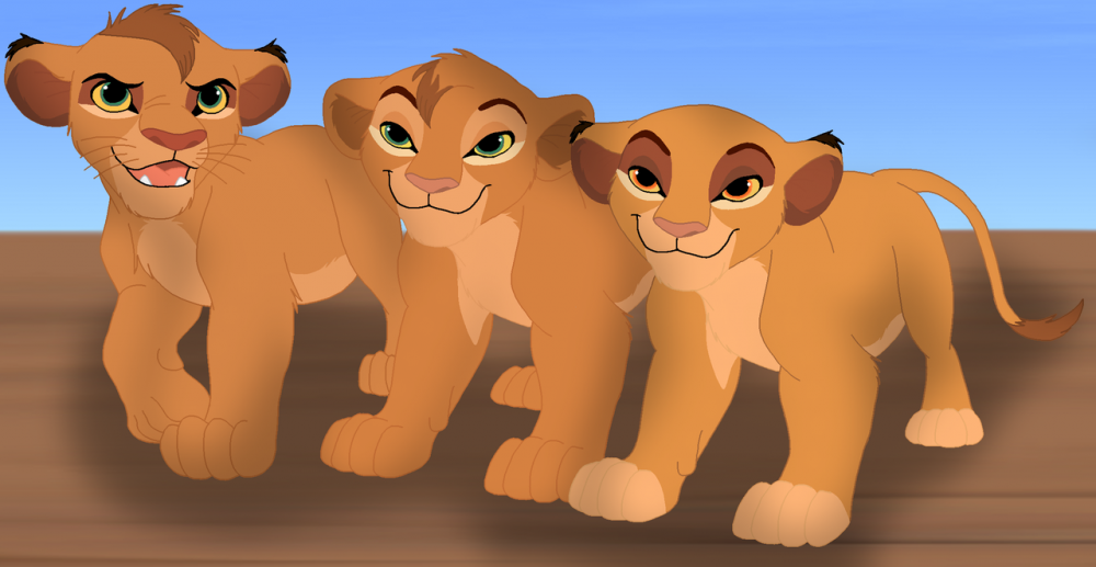 Malka and Nala Fan cubs made for me