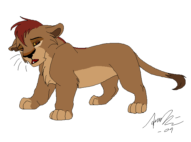 Zira and Simba's cub (please don't hate me D: )