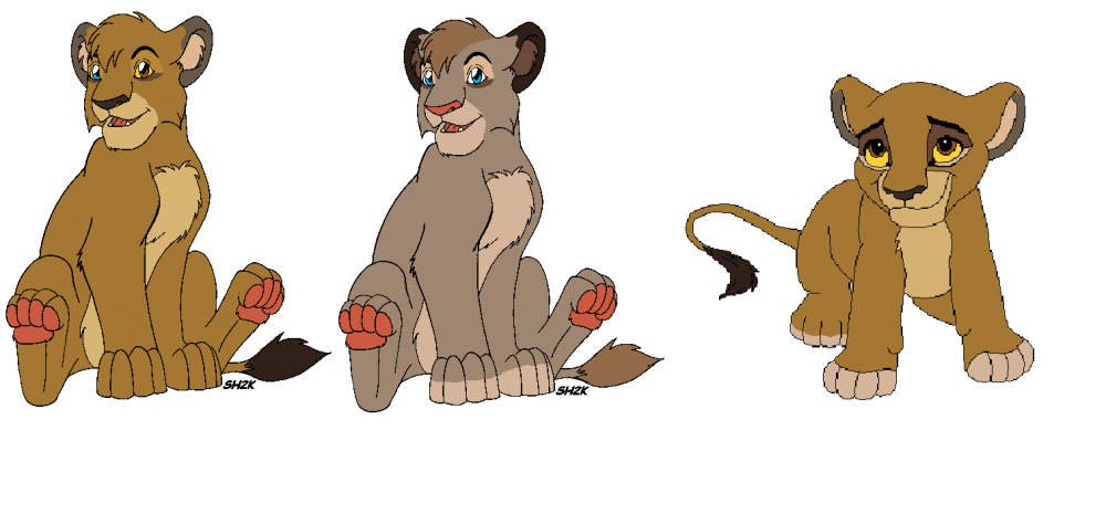 Chakide and Themba Cubs :3