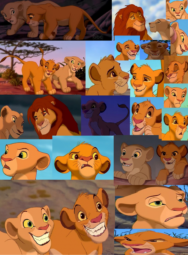 Simba Nala Collage