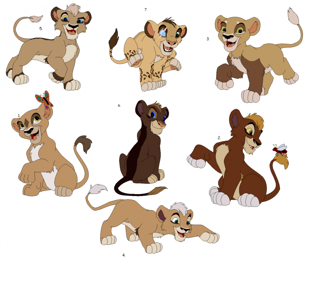 Lion Cub Adoptables (Updated)