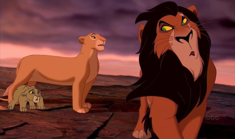 She's your daughter Scar..