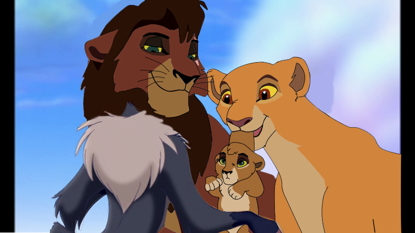 Kiara and Kovu have a cub